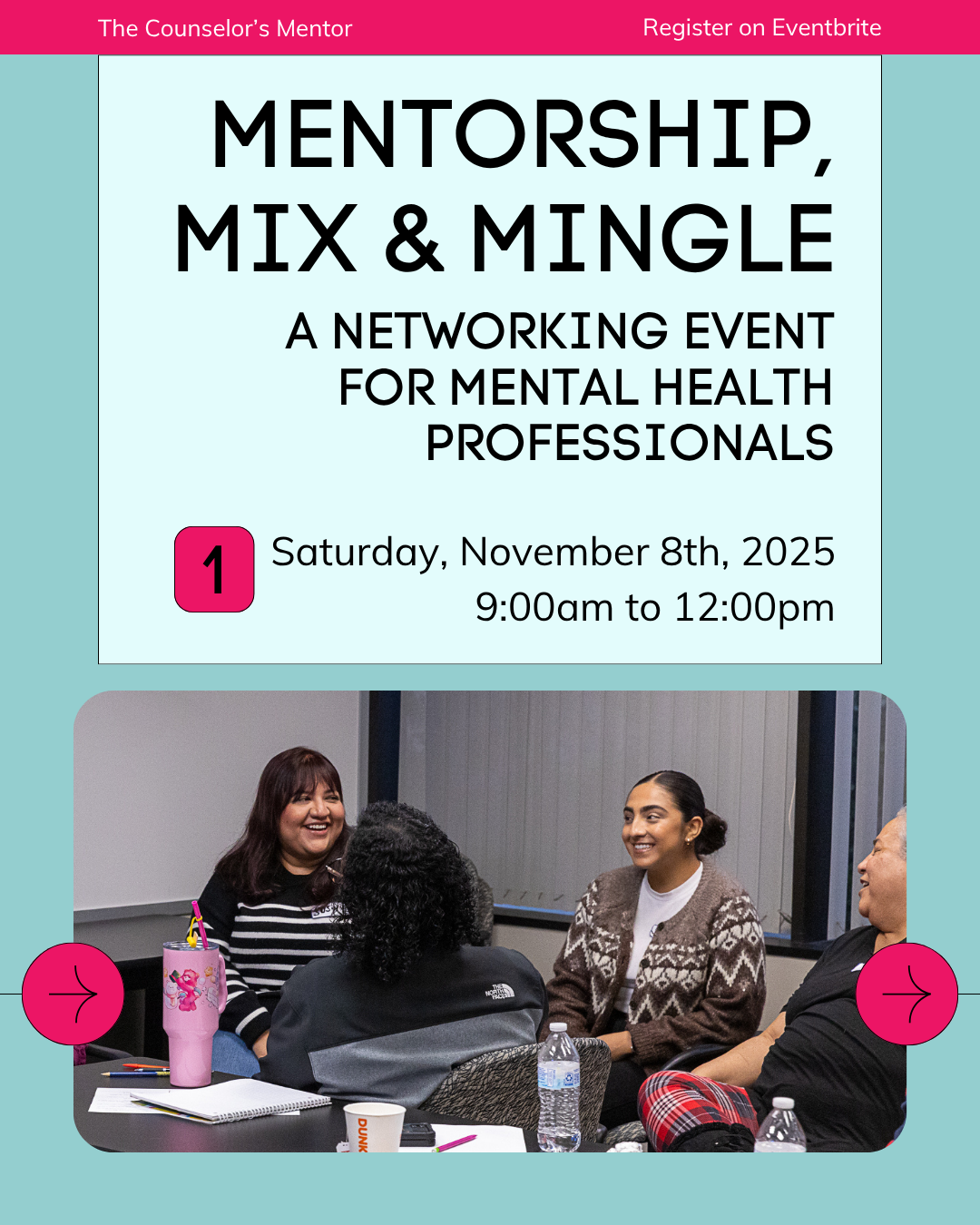 July Mentorship mix and Mingle mental health networking event
